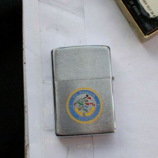 RARE Vintage Military Zippo Cigarette Lighter & Box USS Ainsworth DE - 1090 LOOK 5