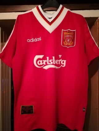 Liverpool Vintage Football Shirt 1995/1996 Size M