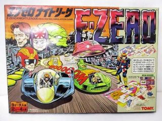 Tomy F - Zero Knight League Car Board Game W/ Box Vintage Ex,
