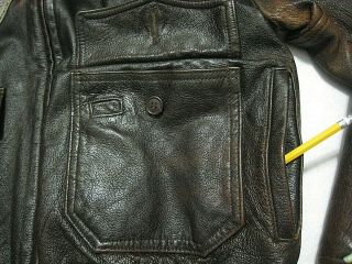 G - 1 USN FLIGHT JACKET 44 Vintage style COCKPIT USA - Goatskin Leather w/patches 8