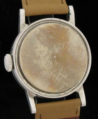 AWESOME WW2 Vintage GALLET SOLAR BIRKDALE Canadian Military Watch F BORGEL Case 6