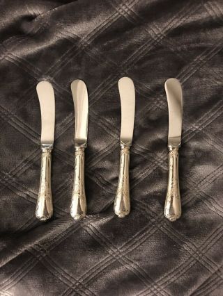 Christofle Marly Butter Knife Set Of 4