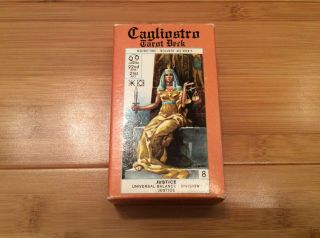 Cagliostro Tarot Card Deck Vintage 1981 Made In Italy By Modiano & Stuart Kaplan