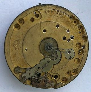 Vintage Swiss Minerva RF Depose Chronograph hand winding watch movement,  parts 3