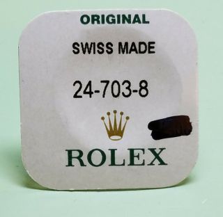 Rolex 18k Gold Crown 24 - 703 - 8 For Submariner In Factory Package