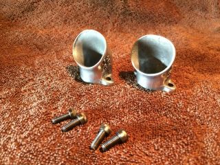 Pair Palmini Carb Scoops For Vintage Go Kart Mcculloch,  West Bend