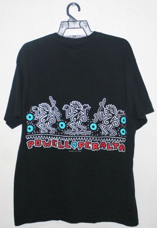 Vintage 1990 Powell Peralta Hieroglyphics Skate Skateboard T - Shirt Punk