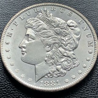 1881 Cc Morgan Dollar Carson City Silver $1 Rare Uncirculated Unc Details 18564