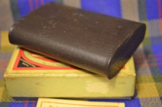 Vtg PACKER WWII Tar Soap w/Cardboard Box &Note Tin Box Has Gone to War 4