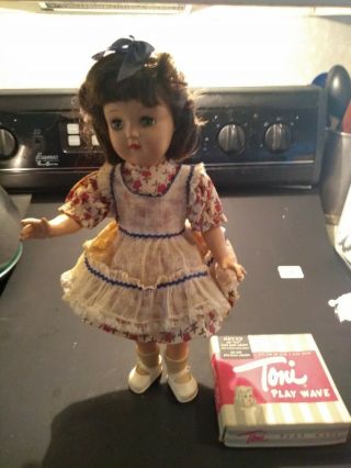 Vintage Toni Doll Ideal Corporation 14  In