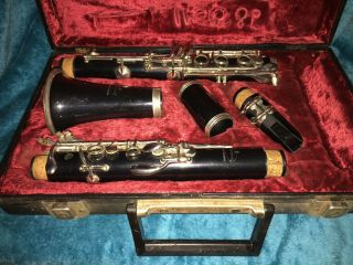 Vintage Evette (buffet Crampon) Clarinet Made In Germany Sn 140155