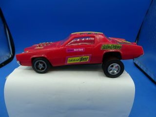 Vintage Eldorado 9 " Plastic Toy Hot Rod Made By Processed Plastic Co.  Cool