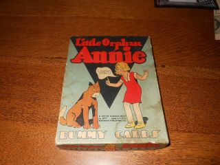 1937 Little Orphan Annie Rummy Card Game By Whitman Publishing Co.