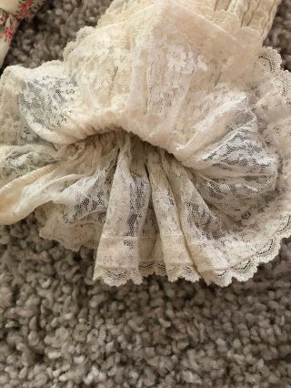 Gunne Sax by Jessica Off White w Small Floral Print Long Prairie Dress Size 9 6