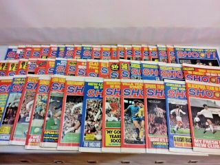 Vintage Shoot Football Magazines Complete Year 1970 All 52 Issues V.  G.  C Joblot