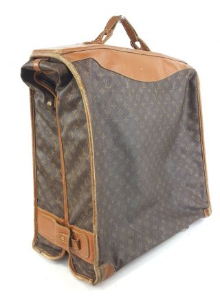 Authentic Louis Vuitton Vintage Lv Monogram Double Suitcase Garment Bag Luggage