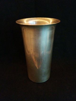 Vintage Wallace Sterling Silver Tumbler Vase 5 - 1/4 " High / 130.  2 G
