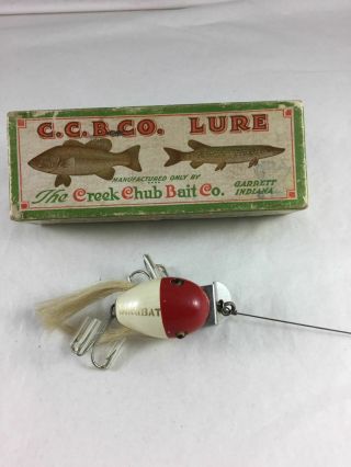 Vintage Lure: Creek Chub Baby Dingbat With A Box