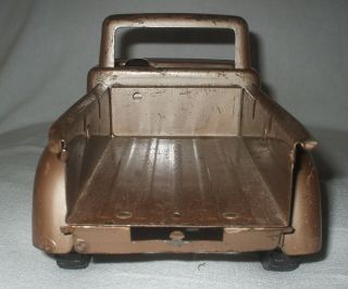 1958 - 61 VINTAGE TONKA STEPSIDE PICK UP TRUCK Gold Metal Old Toy Truck Mound Minn 5