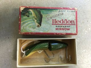 Vintage Heddon Baby Gamefisher Minnow Fishing Lure