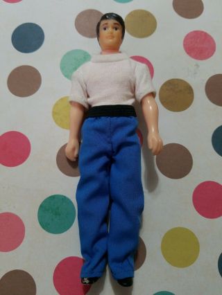 Horsman Dollhouse Family 1988 Vintage Husband Dad Bendable Doll Outfit