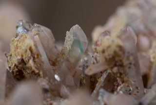 RARE AJOITE in QUARTZ SPECIMEN FROM SOUTH AFRICA 4