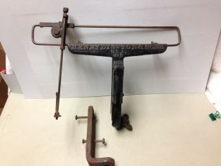 Vintage Henry Disston & Sons No.  2 Hand Saw Vise Clamp With Sharpening Guide