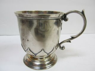 Ejg Birmingham England Sterling Silver Handled Cup 3 3/8” Good Cond