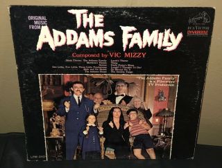 Vintage 1960’s “the Addams Family” Vinyl Lp Record Album Music,  Sleeve