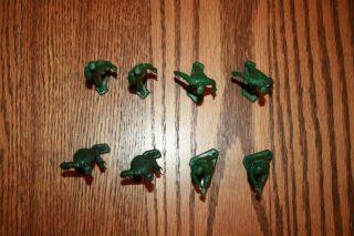 Set of 8 Vintage Andy Gard Army Ringhand Soldiers - Auburn Marx MPC TImmee 4