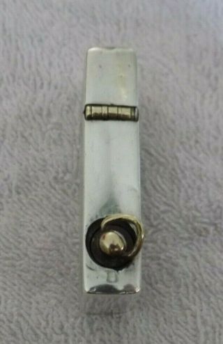 VINTAGE MYSTERY STERLING SILVER POCKET LIGHTER 4