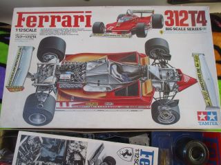 Tamiya Bs1225 Vintage 1:12 Big Scale Ferrari 312t4 Villeneuve / Scheckter