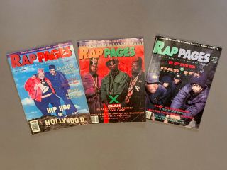 Vintage Hip Hop Magazines - Rap Pages - Dr.  Dre X - Clan Epmd Das Efx 1992 1993