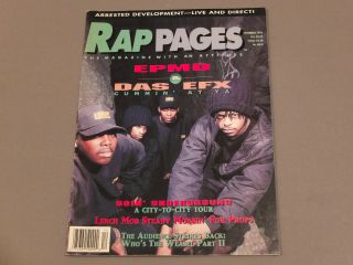 Vintage Hip Hop Magazines - Rap Pages - Dr.  Dre X - Clan EPMD Das EFX 1992 1993 2