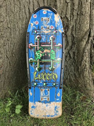Vintage Lucero Schmitt Stix Skateboard X1