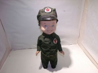 Vintage 50 ' s 60 ' s Lion Texaco Gas Station Attendant Doll 2