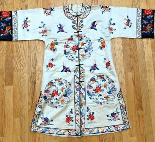 Antique Vintage Chinese Embroidered Robe