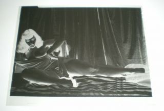 BETTIE PAGE - Vintage 4x5 PHOTO NEGATIVE - Original/PinUp/Girl/Nude/Model/Camera 2