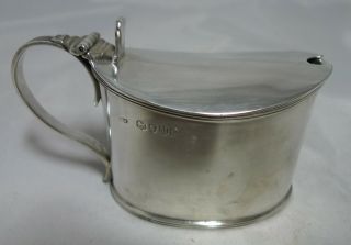 Large Victorian Silver Mustard Pot Wh London 1887 107g A695417