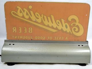 Vintage Schoenhofen Edelweiss Beer Lighted Counter Display Sign 1940 ' s RARE 6