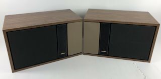 Vintage Bose 301 Series Ii Bookshelf Speakers Direct Reflecting