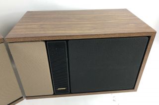 Vintage Bose 301 Series II Bookshelf Speakers Direct Reflecting 3