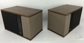 Vintage Bose 301 Series II Bookshelf Speakers Direct Reflecting 5