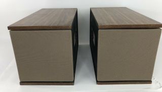 Vintage Bose 301 Series II Bookshelf Speakers Direct Reflecting 7
