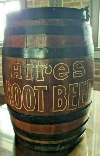 Hires Root Beer Vintage Wood Barrel