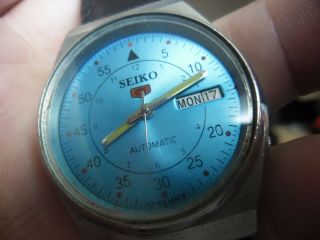 Vintage Retro Gents Seiko 5 Automatic Watch 6309 - 8890