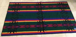 Vintage Pendleton Beaver State Wool/cotton Indian Friendship Blanket,  Reversible