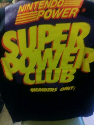 Nintendo Power Club Vintage T - Shirt 1989 Size M.  Never Worn Rare