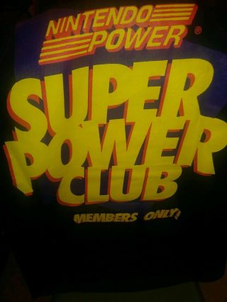 Nintendo Power Club vintage t - shirt 1989 size M.  never worn RARE 4