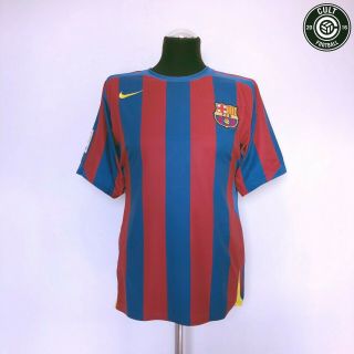 MESSI 30 Barcelona Vintage Nike Home Football Shirt 2005/06 (S) (M) Argentina 2